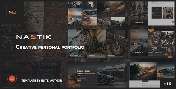 Nastik -Creative Responsive Personal Portfolio