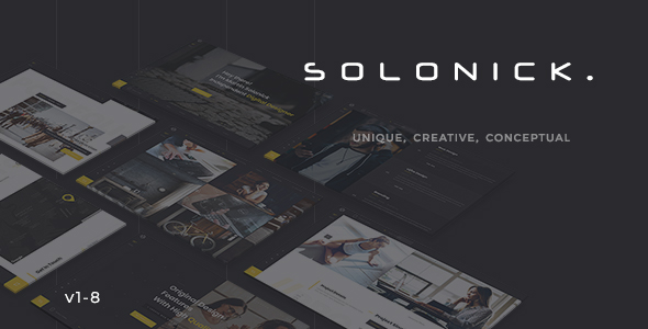 Solonick - Creative Responsive Personal Portfolio